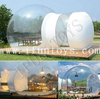 Outdoor Inflatable Transparent Bubble Camping Tent / Igloo Bubble House