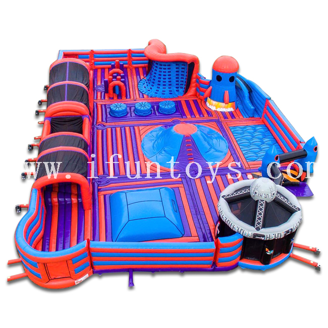 Inflatable Theme Park for Adults / Inflatable Indoor Outdoor Trampoline Park Amusement Park