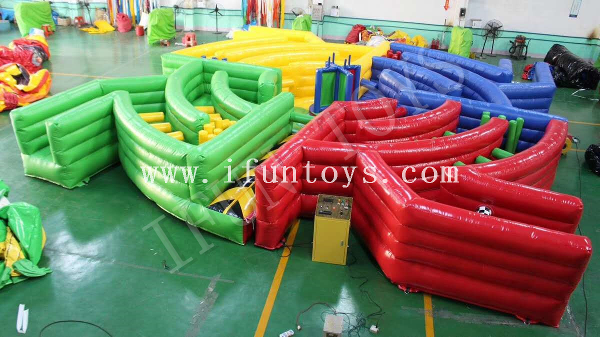 Dizzy X Inflatable Obstacle Challenge / Interactive Inflatale Dizzy Meltdown Game
