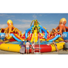 Giant Ocean Octopus inflatable water slide with wading pool inflatable water wonderland water park playground for sale 