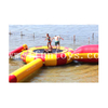 Aqua Park Inflatable Water Trompoline Combo with Slide and Blob / Aqua Jump Water Floating Trampolines for Kids and Adults