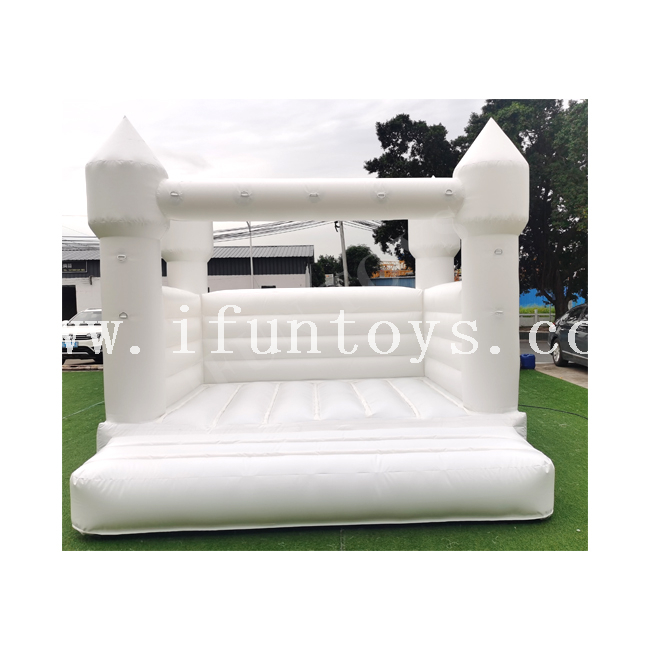 Wedding Party Used Inflatable Wedding Bouncer Jumping Bouncy Castle Inflatable White Castle Bounce House