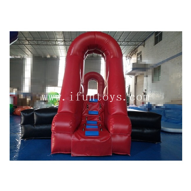 Interactive Inflatable Wipeout Games Jump on Big Red Ball/ Inflatable Big Baller Games for Kids And Adults