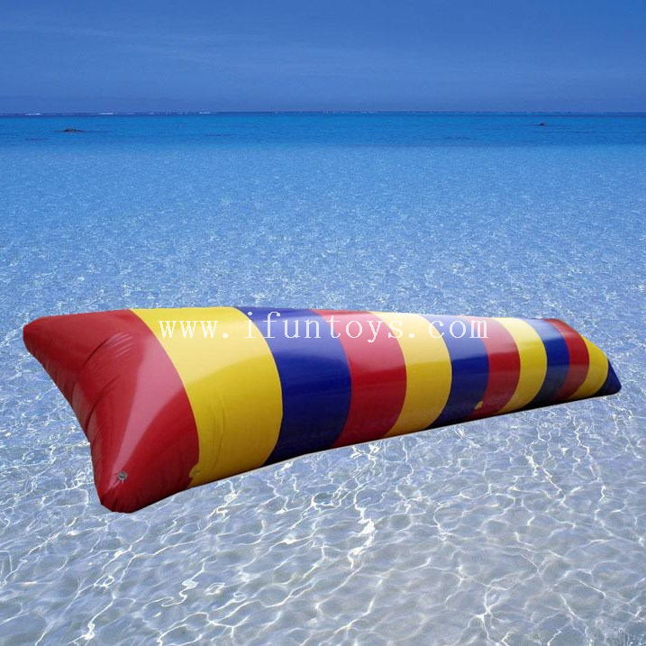 Hot sale aqua Inflatable water blob/Water Catapult/inflatable water jumping pillow for water park game
