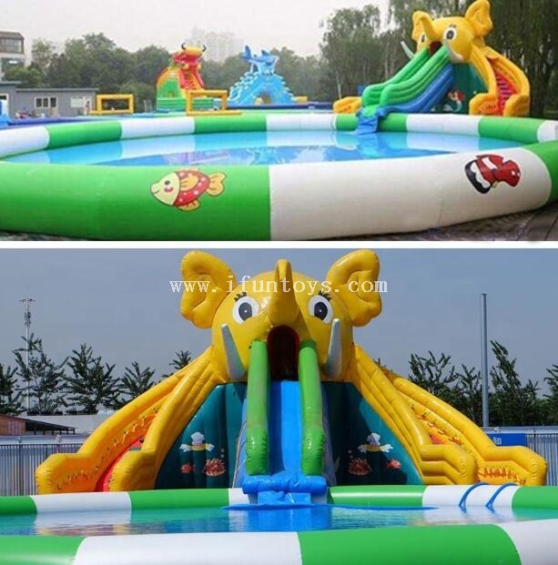 Inflatable Elephant Water Slide /Inflatable Waer Park Slide/ Inflatable Water Slide for Swimming Pool for Kids And Adults