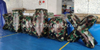 Inflatable Camouflage Paintball Bunker / Inflatable Paintball Barriers / Air Bunker for Outdoor Archery Games