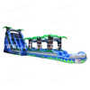 Marble Blue 24ft Inflatable Cascade Falls Water Slide with Slip N Slide Bounce House Waterslide with Pool for Kids and Adults