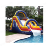 Rainbow Inflatable Water Slip Slide for Inground Swimming Pools / Large Inflatable Pool Slide for Sale