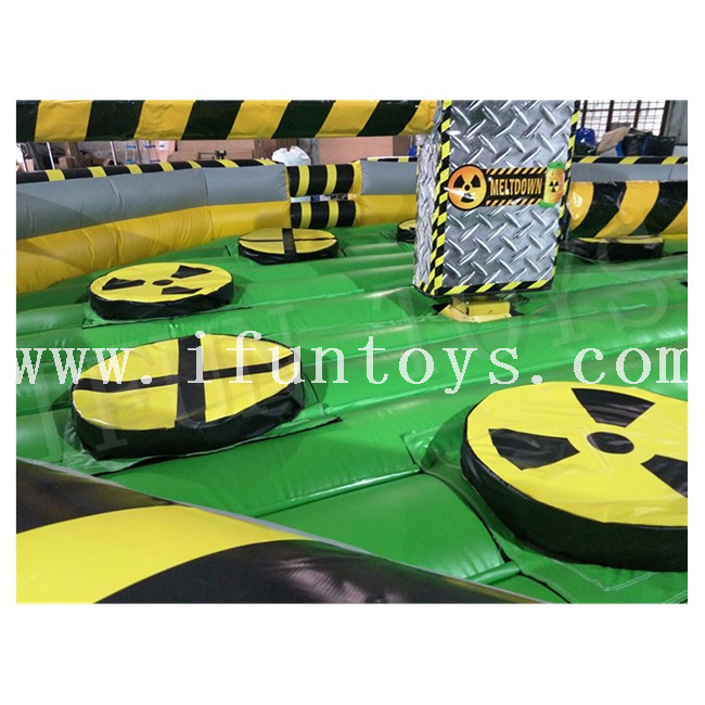 Meltdown Inflatable Game / Last Man Standing Inflatable Sweeper Game / Inflatable Meltdown Eliminator Zone