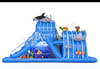Seaworld Theme Inflatable Obstacle Course with Slide for Running Race