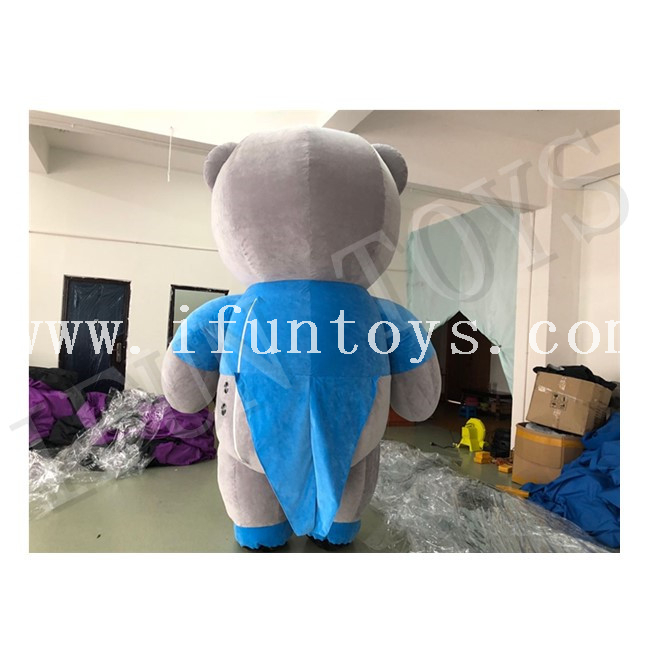 Outdoor Activity Inflatable Bear Cartoon / Teddy Bear Costumes / Inflatable Plush Bear Model for Promotion