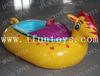 Water Play Equipment Kids Electric Motor Boat Battery Inflatable Bumper Boat Floating Inflatable Bumping Boat