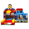 Fun Inflatable Lego City / Lego Bouncer Slide Jumping Bouncy House with Slide
