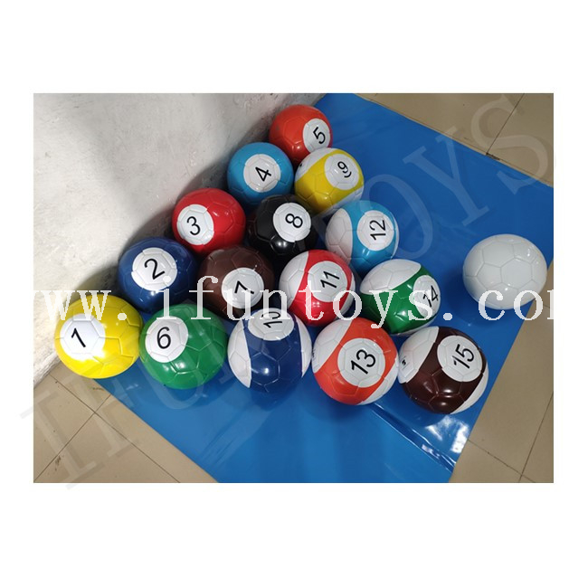 Inflatable Billiards Table Ball / Snooker Soccer Ball / Snooker Football for Sport Game