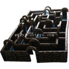 High quality camouflage inflatable water tag maze Nerf War maze inflatable playground for kids