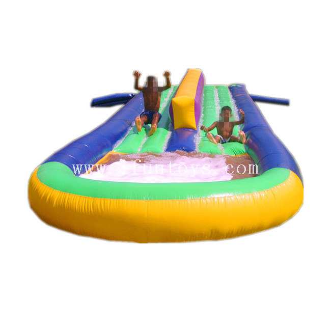 Double Lane Inflatable Water Slide /Inflatable Slip N Slide /Inflatable Foam Water Slide for Kids