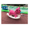 Inflatable Pig Ride Toys Inflatable Children Rocking Horse Inflatable Seesaw Air Sealed Teeterboard