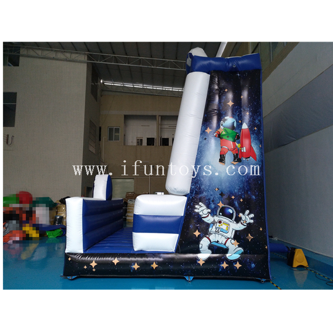 Astronaut Theme Inflatable Rock Climbing / Inflatable Climbing Wall Sport Game for Kids And Adults