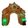 LED lighting Inflatable giant gingerbread arch Christmas archway event party entrance 