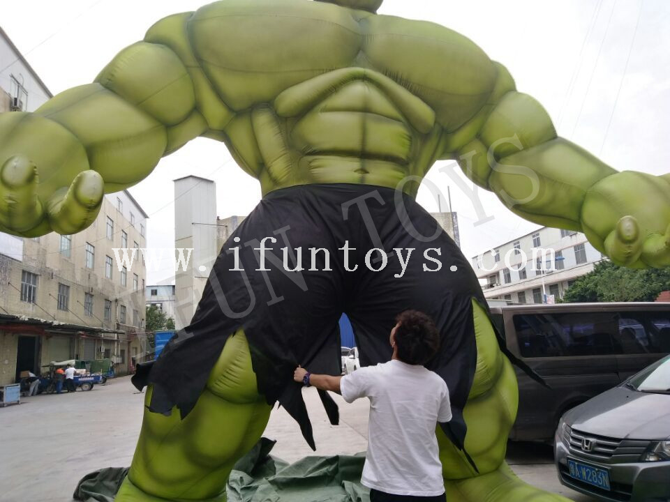 Giant Inflatable Muscle Man / Inflatable Monster Hulk for Outdoor Advertising
