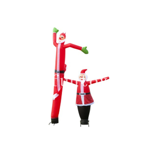 Inflatable Santa Skydancer / Inflatable Christmas Air Dancer / Tube Man with Air Blower for Advertising