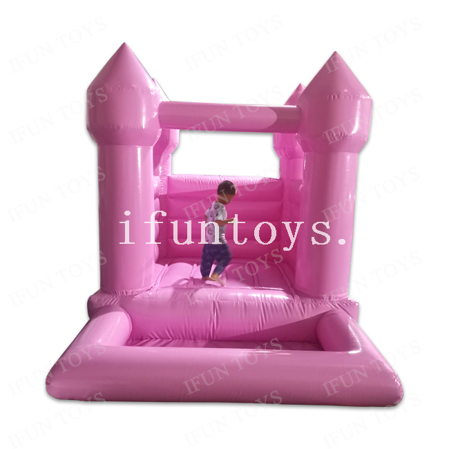 Durable PVC Inflatable Mini Jumper Castle Bouncy House with Pool Ocean Ball Pit for Toddler