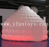 LED Light Inflatable Dome Tent / Inflatable Yurt Tent for Outdoor Camping