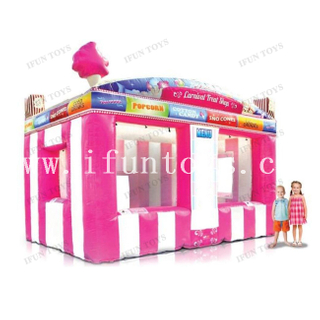 Portable Inflatable Carnival Treat Shop Concession Booth / Fun Food Booth / Outdoor Kiosk Booth for Party Event