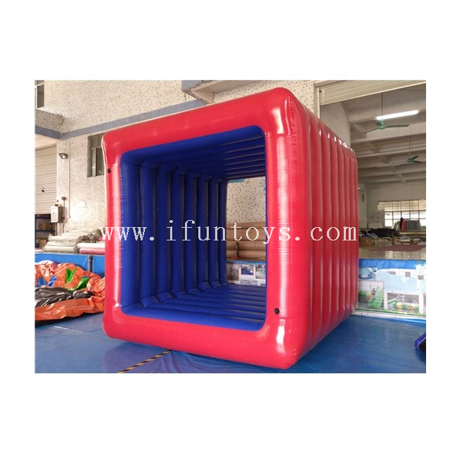 Inflatable Flip It for Team Building ,Inflatable Square Rolling Game,Inflatable Flip It Soft Cube for Team Game