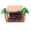 Outdoor inflatable Tiki hut bar/inflatable beach bar tent /inflatable serving bar for rental&sale