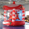 Inflatable Christmas Carousel / Go Around with Air Blower for Outdoor Yard Decoration
