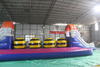 Interactive Inflatable Big Baller Obstacle / Leaps N Bounds Wipeout Challenge Jumping Game