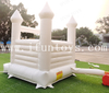 Durable PVC White Inflatable Jumping Castle for Toddler / Jumping Bouncy House Kids Moonwalk for Wedding Party