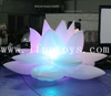 Inflatable Giant Lotus Flower with LED Light / LED Illuminated Flower Inflatable Decoration for Stage Event Show Party