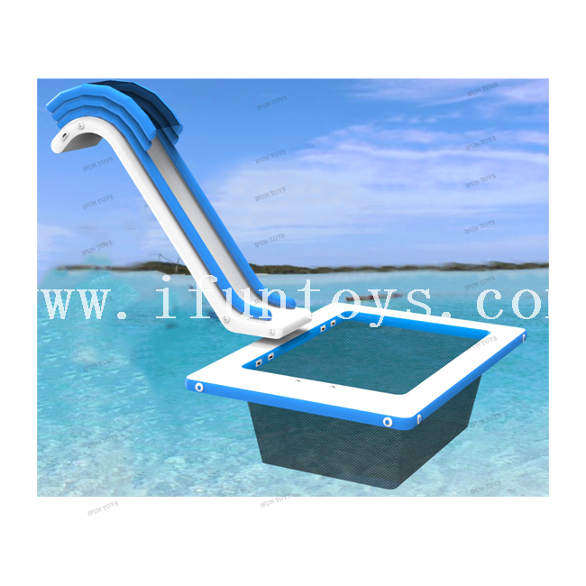 Water Play Equipment Inflatable Floating Water Slide / Inflatable Yacht Slide / Inflatable Water Dock Slide for Boat