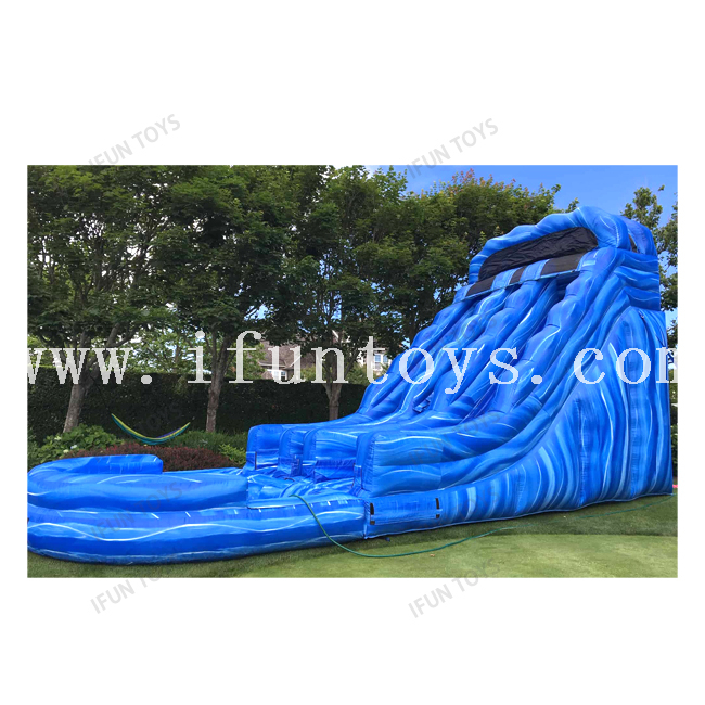 Commercial inflatable winter wonderland snow tubing or sledding slide inflatable outdoor slides for kids