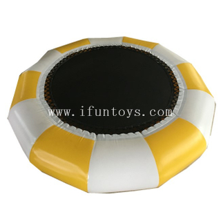 Inflatable Sea Water Park Floating Platforms Trampoline /inflatable jumping water trampoline for aqua play toys