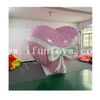 Wedding Decoration Inflatable Love Bombs / Giant Inflatable Love Heart / Pink Inflatable Blasting Heart Balloon with Bowknot