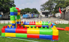 Portable Inflatable Pit Kids Playzone With or Without PVC Mat / Sport Playground Field Fence Wall Inflatable for Bumer Car