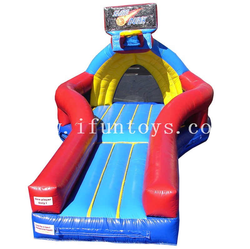 Funny Sporting Inflatable Slam Dunk Basketball Game/ Inflatable Basketball Shootout /Inflatable Basketball challenge game