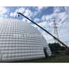 Giant outdoor white 30 meters inflatable air igloo dome / dome tent / igloo tent / water proof shelter dome building for sale