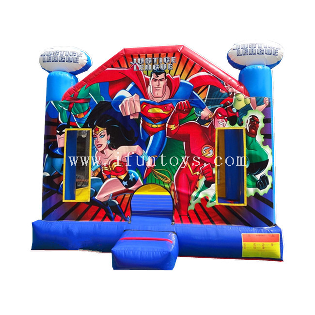 Justice League Inflatable Bouncer / Inflatable Jumping Castle / Outdoor Inflatable Jumping Castle
