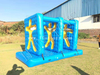 Inflatable Human Body Through Wall Game / Team Building Running Challenge for Outdoor Sport Game