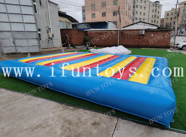 Outdoor Kids and Adults Inflatable Jumping Pad Bouncer / Bouncy Pad Jumping Pillow Air Jumping Mattress for Sales