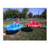 Interactive Team Cooperation Large Inflatable Tennis Racket Running Game / Inflatable Team Building Game 