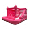 Customized Inflatable Red Jumping Bouncer Slide with Ball Pit / Bouncy Castle with Slide And Soft Pool for Kids Party 