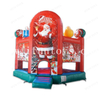 Christmas Theme Inflatable Bouncer Slide Combo Santa Claus Bounce House Jumping Castle for Holiday Party Event