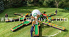Outdoor Interactive Game 9 Hole Inflatable Putt Putt Golf / Leisure Sports Inflatable Golf Course Game / Mini Golf Challenge for Kids And Adults
