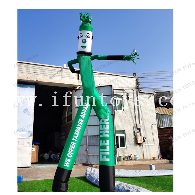 Advertising Inflatable Sky Dancer with Two Legs Air Dancer Dancing Man Puppet with Air Blower for Event Party