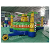 Outdoor Inflatable Jungle Amusement Park / Plam Tree Fun City / Inflatable Kids Playground with Climb Mountain